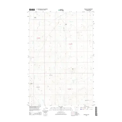 2014 Map of Black Hills, 2014 Print
