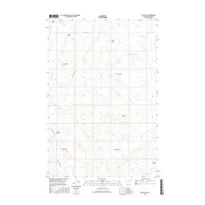 2017 Map of Black Hills, 2017 Print