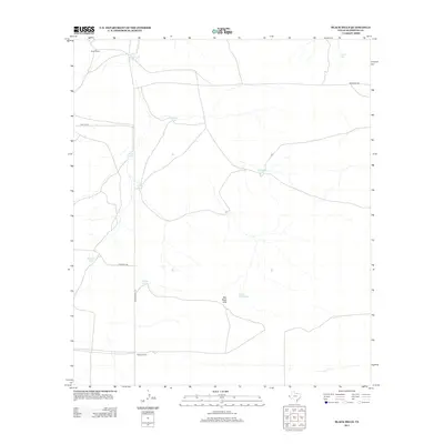 2013 Map of Black Hills, 2013 Print
