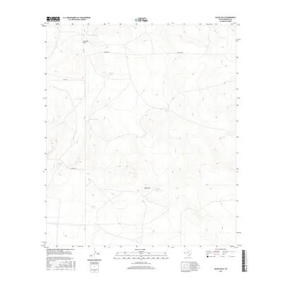 2016 Map of Black Hills, 2016 Print