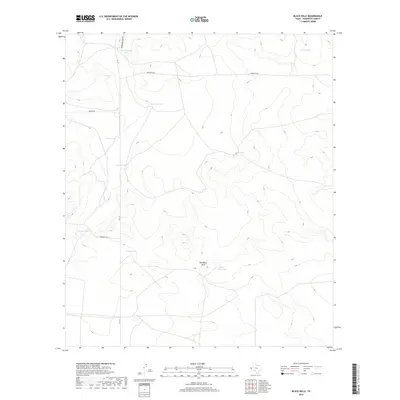 2019 Map of Black Hills, 2019 Print
