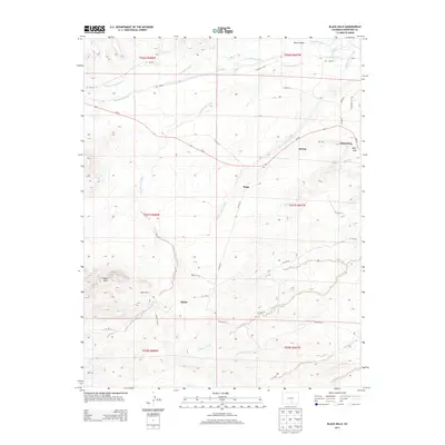 2013 Map of Black Hills, 2013 Print