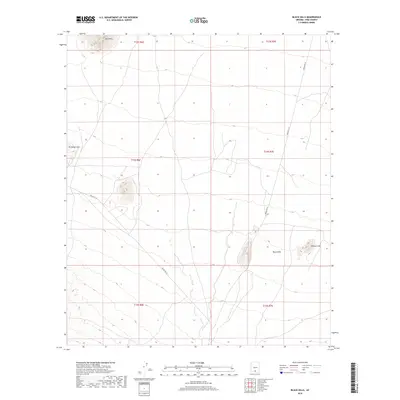 2018 Map of Black Hills, 2018 Print