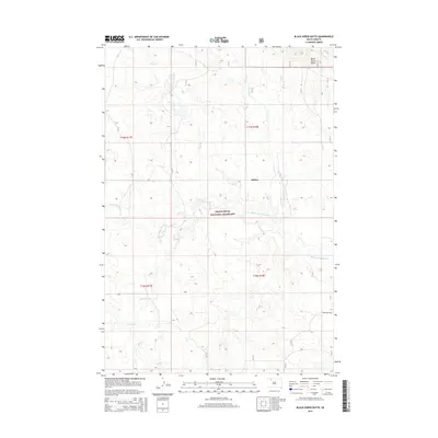 2015 Map of Black Horse Butte, 2015 Print