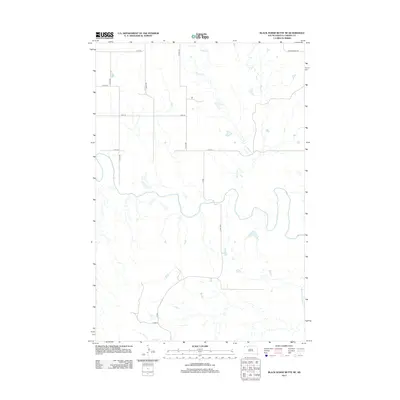 2012 Map of Black Horse Butte NE, 2012 Print