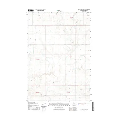 2015 Map of Black Horse Butte NE, 2015 Print