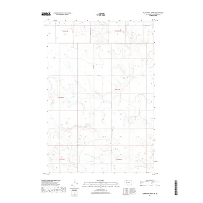 2017 Map of Black Horse Butte NE, 2017 Print