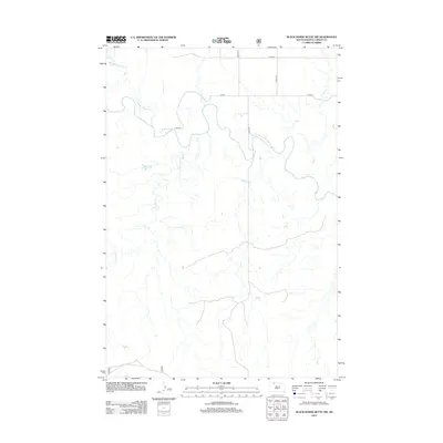 2012 Map of Black Horse Butte NW, 2012 Print