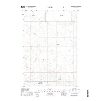 2017 Map of Black Horse Butte NW, 2017 Print