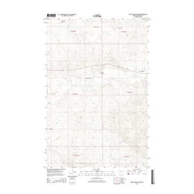 2014 Map of Black John Coulee, 2014 Print