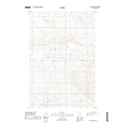 2020 Map of Black John Coulee, 2020 Print