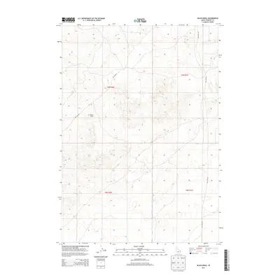 2013 Map of Black Knoll, 2013 Print