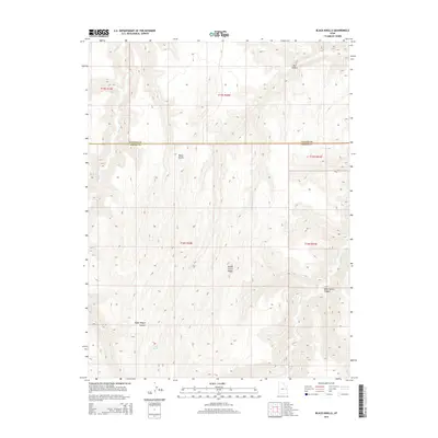 2014 Map of Black Knolls, 2014 Print