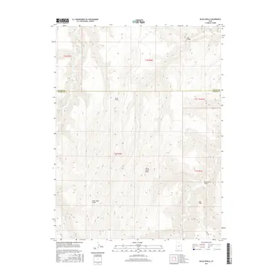 2017 Map of Black Knolls, 2017 Print