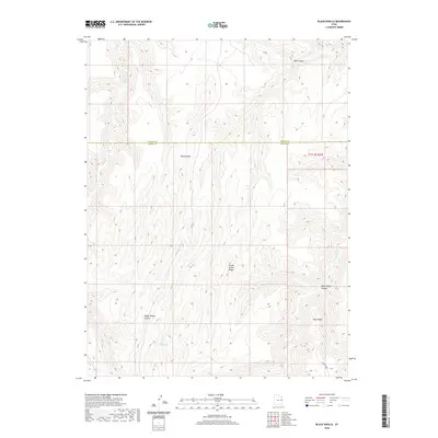 2020 Map of Black Knolls, 2020 Print