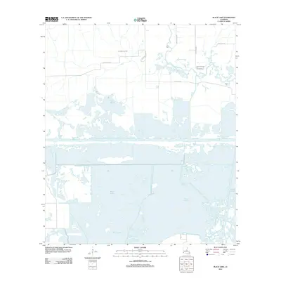 2012 Map of Black Lake, 2012 Print