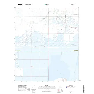 2018 Map of Black Lake, 2018 Print