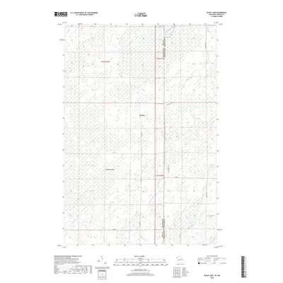 2018 Map of Black Lake, 2018 Print