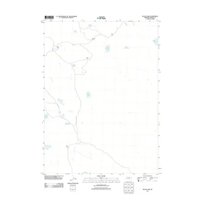 2011 Map of Black Lake, 2011 Print