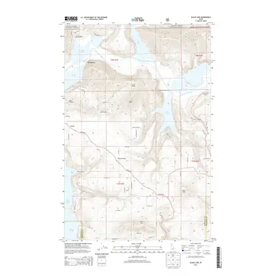 2014 Map of Black Lake, 2014 Print