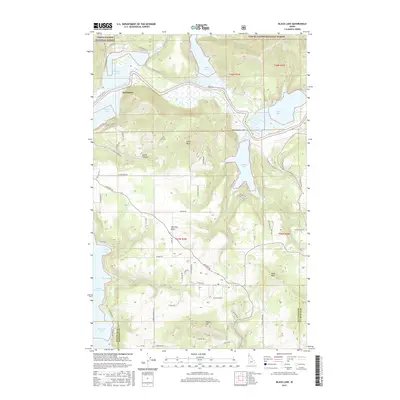 2017 Map of Black Lake, 2017 Print