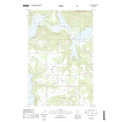 2020 Map of Black Lake, 2020 Print