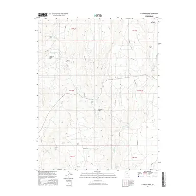 2017 Map of Black Mesa Butte, 2017 Print