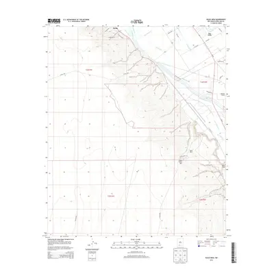 2013 Map of Black Mesa, 2013 Print
