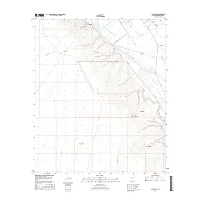 2017 Map of Black Mesa, 2017 Print