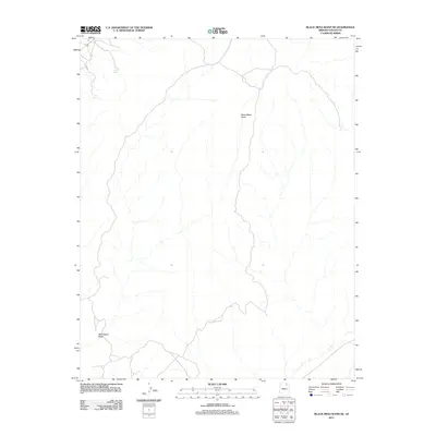 2011 Map of Black Mesa Wash NE, 2011 Print