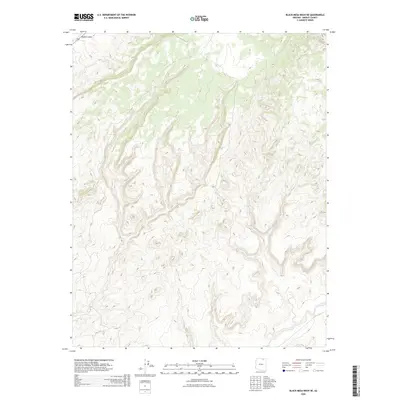 2026 Map of Black Mesa Wash NE, 2026 Print