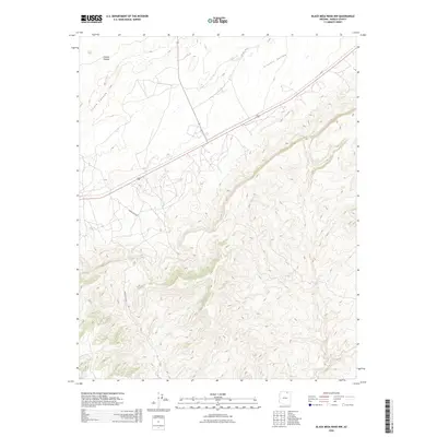 2026 Map of Black Mesa Wash NW, 2026 Print