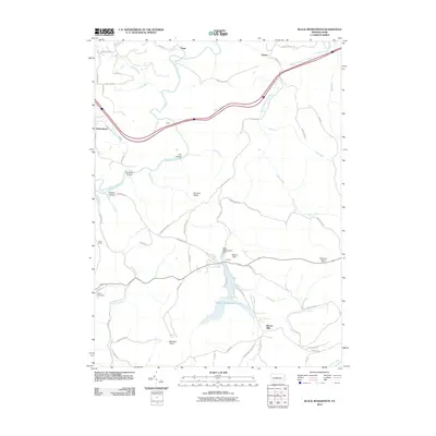 2010 Map of Black Moshannon, 2010 Print
