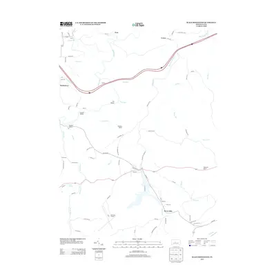2013 Map of Black Moshannon, 2013 Print