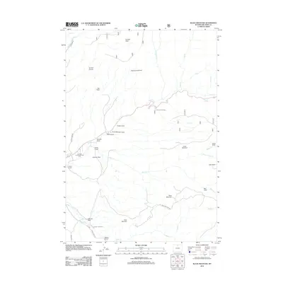 2012 Map of Black Mountain, 2012 Print
