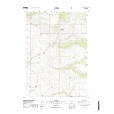 2017 Map of Black Mountain, 2017 Print