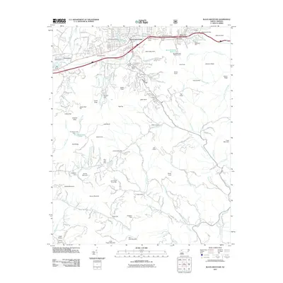 2011 Map of Black Mountain, 2011 Print
