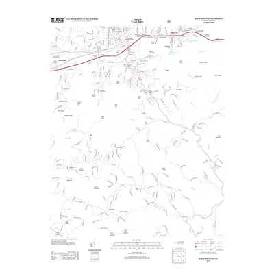 2013 Map of Black Mountain, 2013 Print