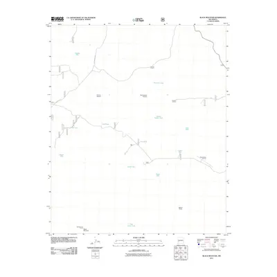 2011 Map of Black Mountain, 2011 Print