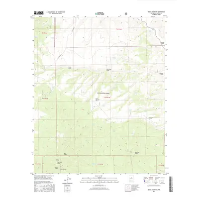 2017 Map of Black Mountain, 2017 Print