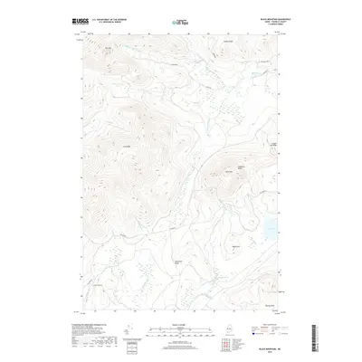 2018 Map of Black Mountain, 2018 Print