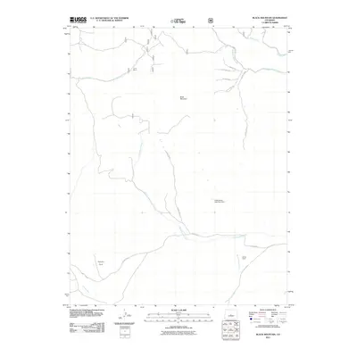 2011 Map of Black Mountain, 2011 Print