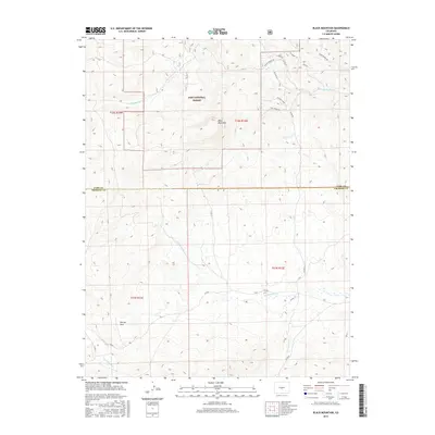 2016 Map of Black Mountain, 2016 Print