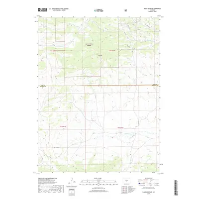 2019 Map of Black Mountain, 2019 Print