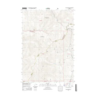 2013 Map of Black Mountain, 2013 Print