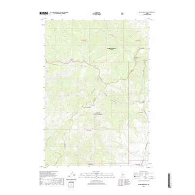 2020 Map of Black Mountain, 2020 Print