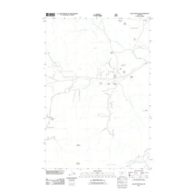 2011 Map of Black Mountain, 2011 Print