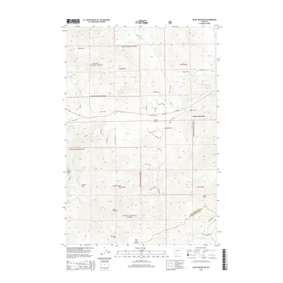 2014 Map of Black Mountain, 2014 Print