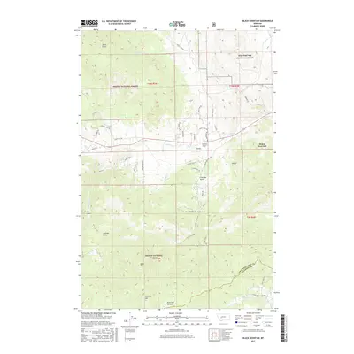 2017 Map of Black Mountain, 2017 Print