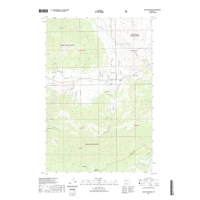 2020 Map of Black Mountain, 2020 Print